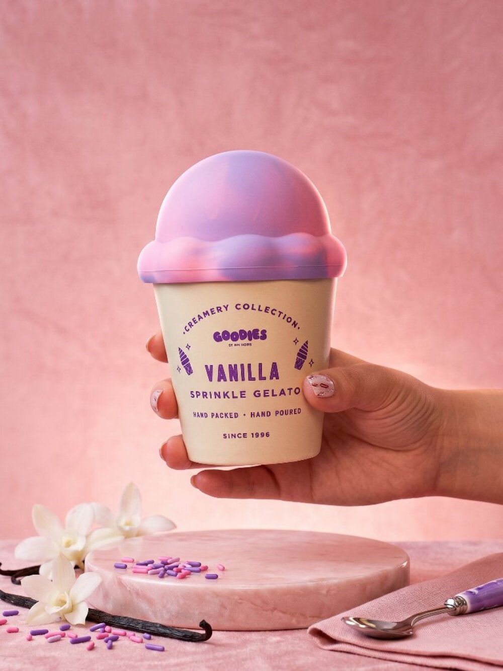 Candle Vanilla Sprinkle Gelato